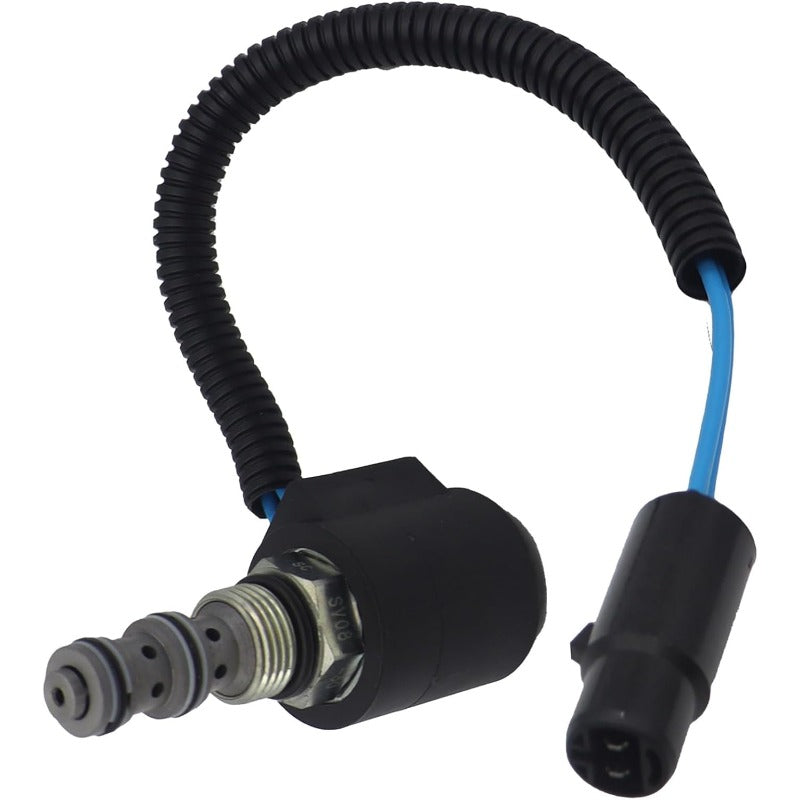 12V Solenoid Valve(Round Head) A353101 Compatible for Doosan D35S2 D35S5 D70S2 D70S5 D50SC-5 Forklift
