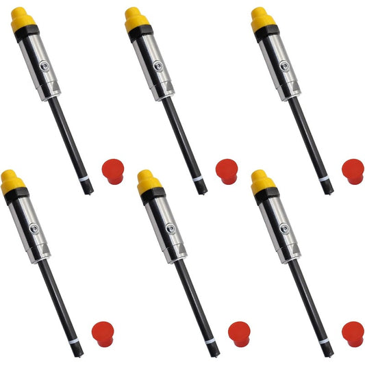 6PCS Common Rail Fuel Injector Compatible with Caterpillar CAT 3406B 3406C 3412 3412C Engine Replaces:7W7026