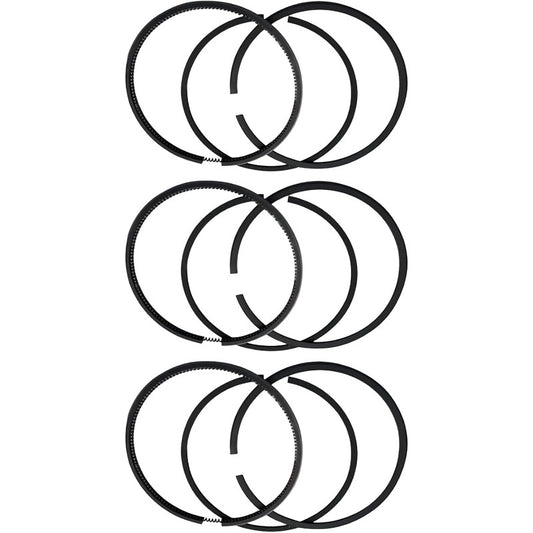 3 Sets Piston Rings STD 1G460-21050 Fits for Kubota D902 D902EBH D902E D902E-BX Engine U17 KX018 KX41 RTV-X900G RTV-X900W ZD1021 Excavator