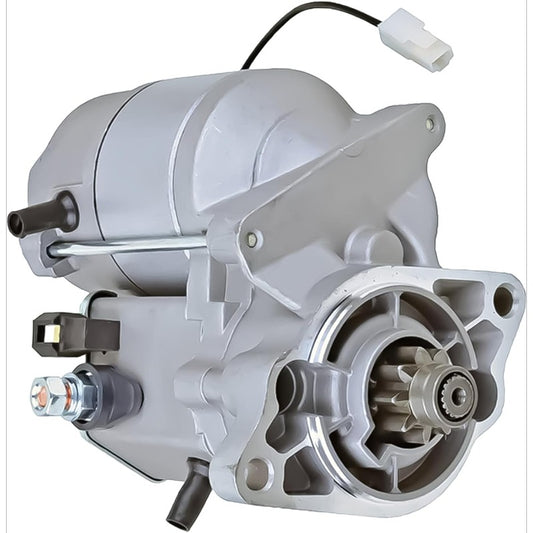 12V Starter Motor 1.2KW 9Teeth 16611-63013 1661163013 Fits for Kubota V1305 V1505 D1105 D722 D902 D950 Engine