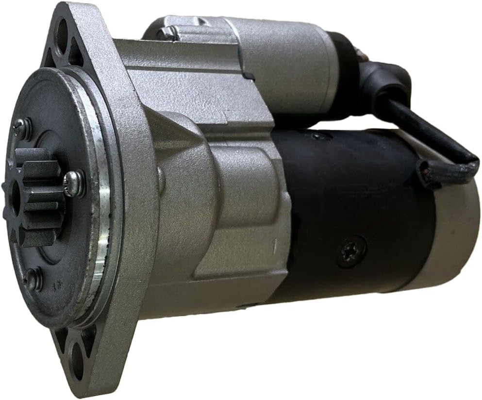 12V Starter Motor 2.8KW 9Teeth 129900-77010 129900-77040 Compatible for Yanmar 4TNV98 4TNV98T Engine