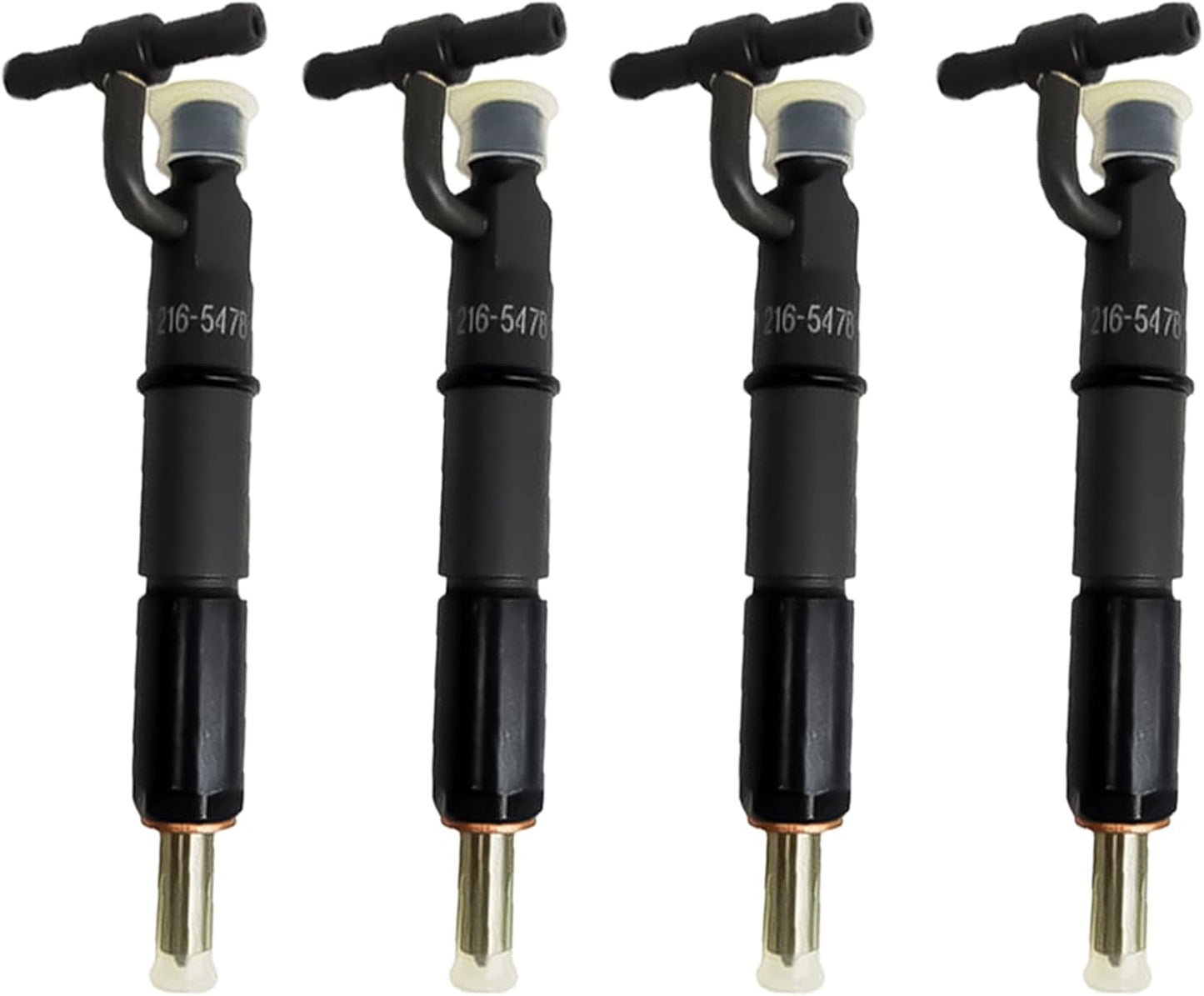 4pcs Fuel Injector 10R7593 216-5478 2165478 For CAT 236B 246C 252B 256C 262C 267B 268B 272C 277C 287C 297C 3044C 906 216-5478 (pack of 4)