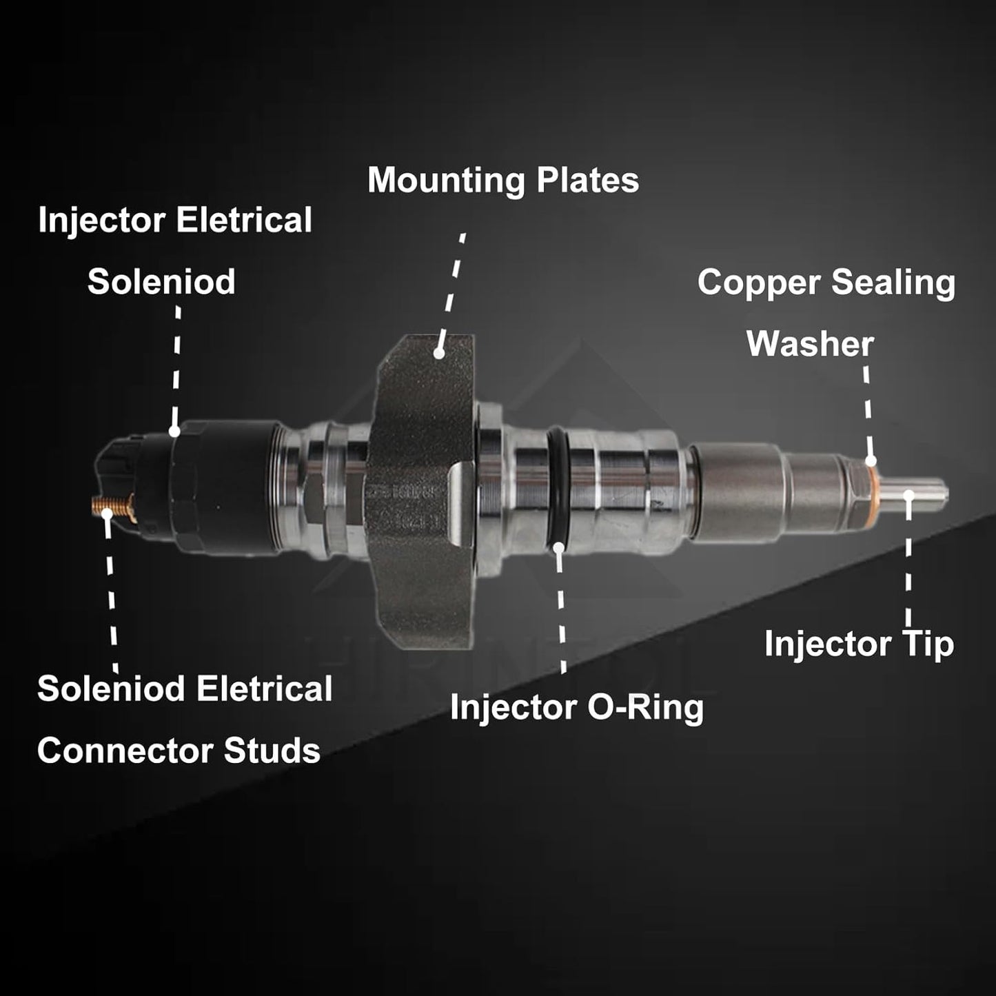 0445120075 2855135 504128307 0986435530 Common Rail Injector for Iveco Case New Holland T6 T7 521E 521F 621F 721F 821E 821F 921F T7030 T7040 T7050 T7060