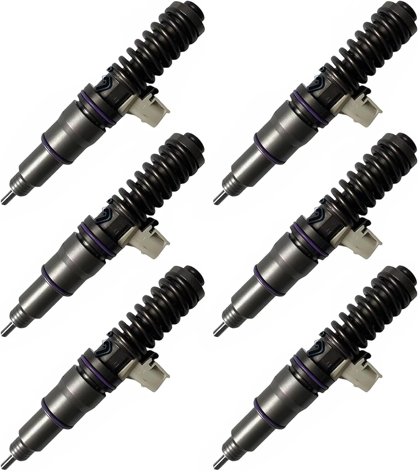 6pcs 20430583 8113941 BEBE4C00001 BEBE4C00101 Fuel Injector Unit for Volvo D12 D12D D13F FH12 FM12 NH12 Penta A35D A40D Truck EC360B EC380D EC460B EC480D Excavator