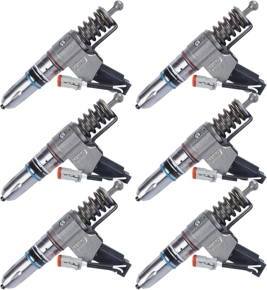 6PCS 3411767 3411767PX 3411767RX Common Rail Fuel Injector for Cummins N14 NH855 NT855 Engine