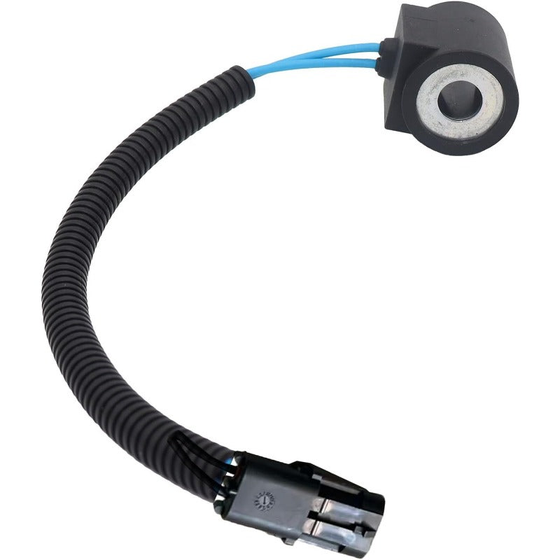 12V Solenoid Valve?Flat Head?A353101 Compatible for Doosan D35S2 D35S5 D70S2 D70S5 D50SC-5 Forklift