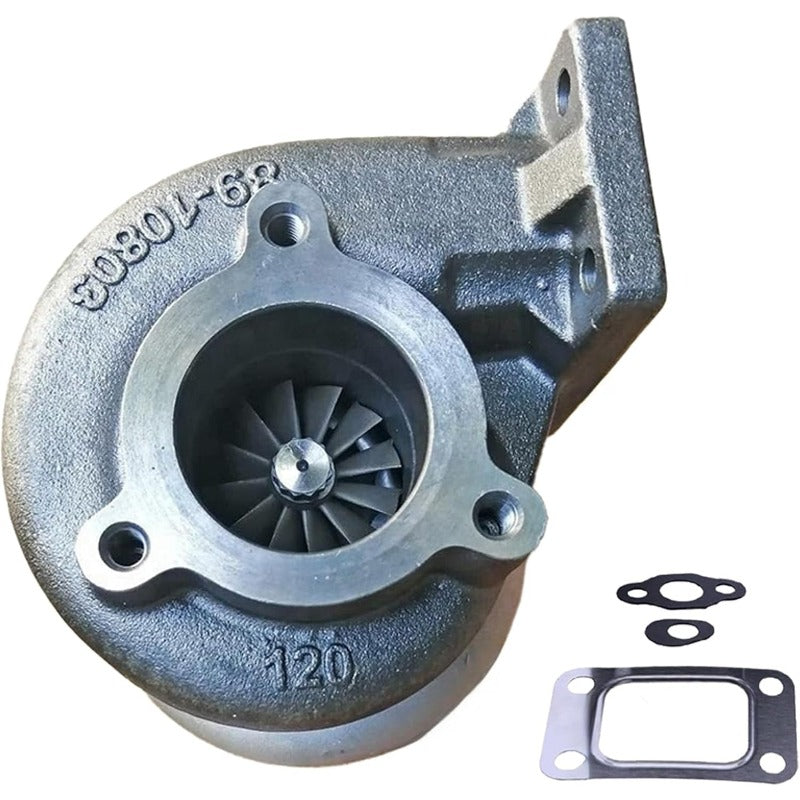 Turbocharger 49189-00501 89436-75161 Turbo TD04H-15G Compatible for Hitachi EX120-2 EX120-3 4BG1 4BD1T Engine Compatible for Kobelco Sk120-3