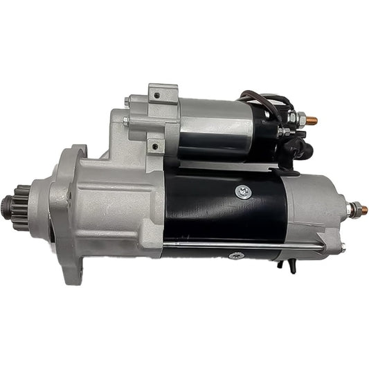 12V Starter Motor 5256984 QDJ2818 Suitable for Cummins ISL9 8.9 G8.3 5.9L ISM11 ISX15 QSX15 Engine