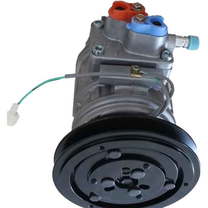 24V Air Conditioner Compressor AC Compressor 20Y-979-3110 20Y9793110 Fits for Komatsu PC120-6 6D95 6D95L Excavator