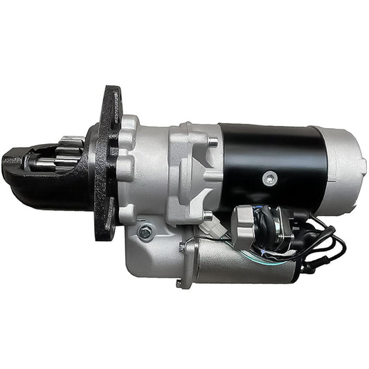 24V 7.5KW Starter Motor 37766-20200 3776620200 Compatible for Mitsubishi 0-23000-7171 S12R S16R 15T Engine