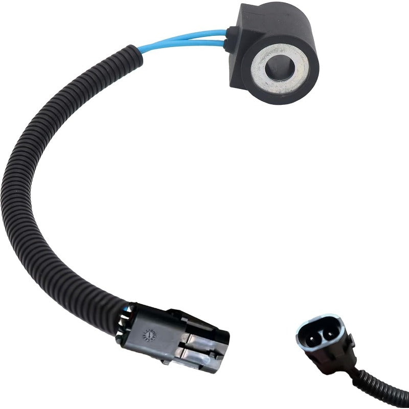 12V Solenoid Valve?Flat Head?A353101 Compatible for Doosan D35S2 D35S5 D70S2 D70S5 D50SC-5 Forklift